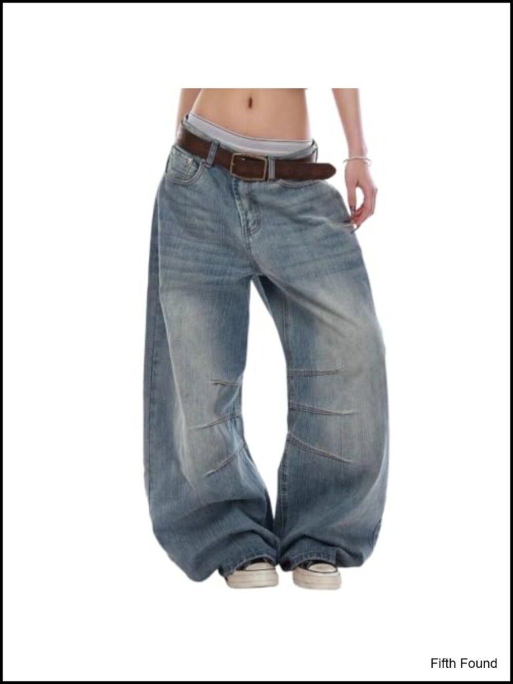 High Rise Barrel Wide Leg Baggy Jeans Oversized Denim Pants